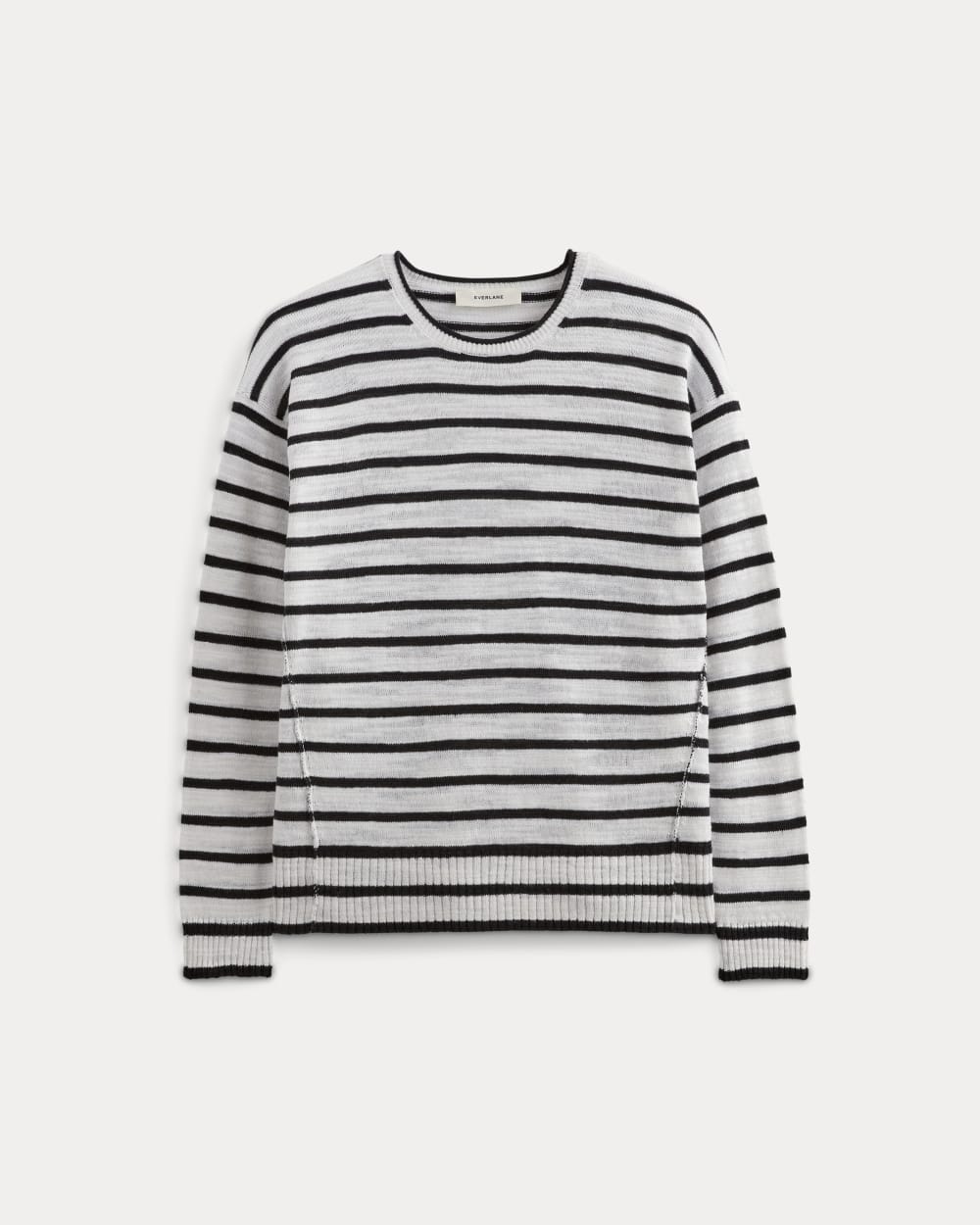 womens-slouch-sweater-cotton-linen-white-black | alt