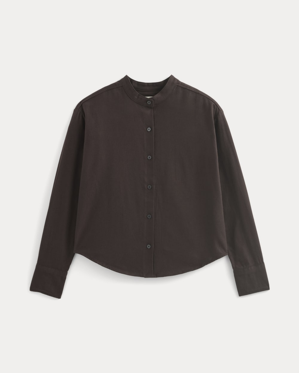 womens-flannel-shirt-dark-chocolate | alt