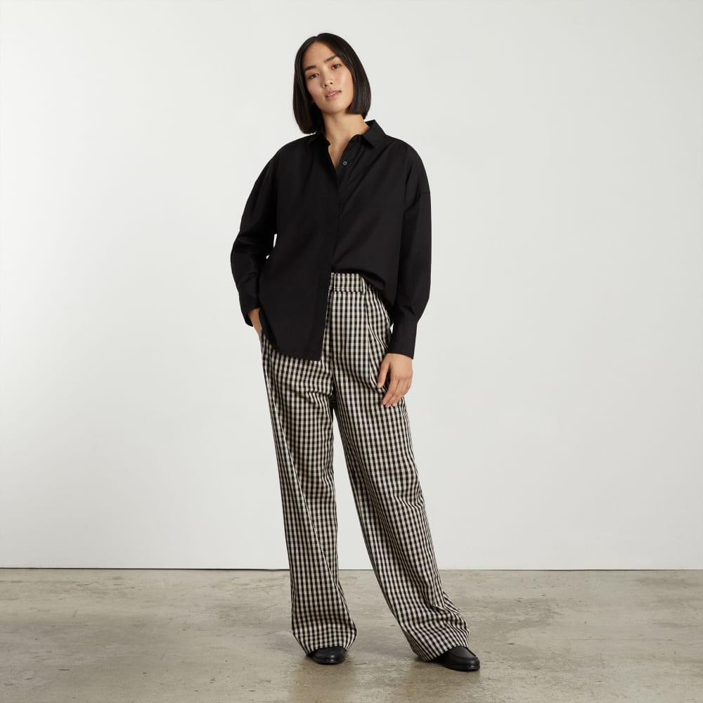 womens-oversized-poplin-shirt-black