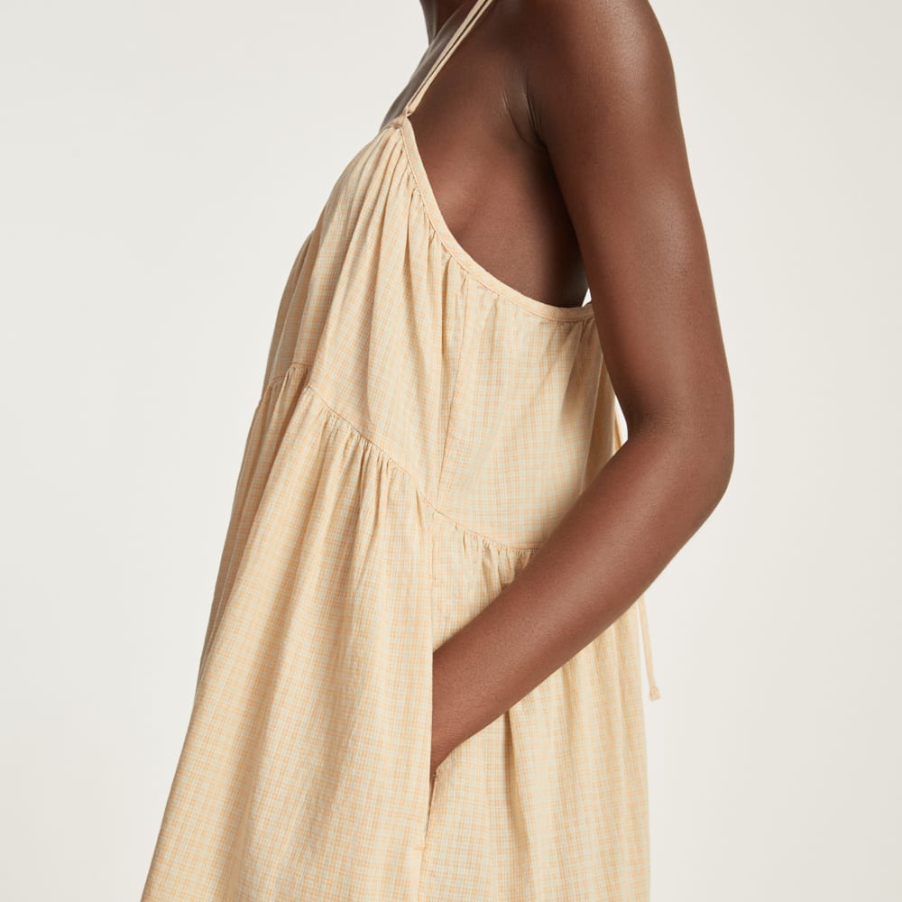 womens-billow-tiered-maxi-dress-plaid-orange-seafoam