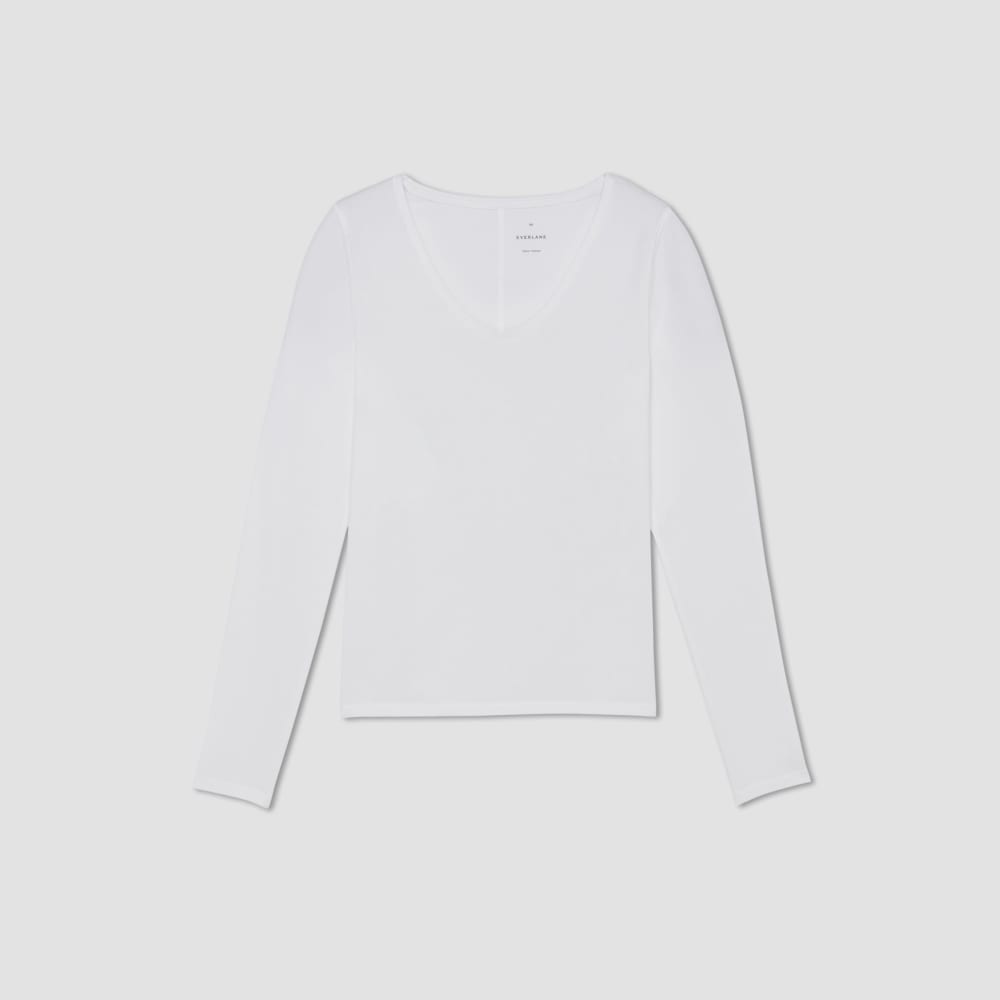 womens-supima-stretch-ballet-neck-tee-white | alt