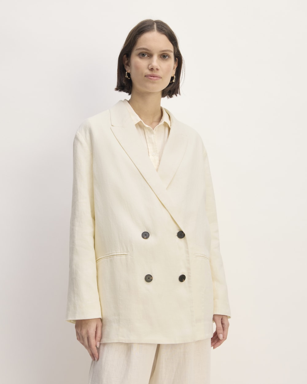 womens-linen-double-breasted-blazer-bone | primary