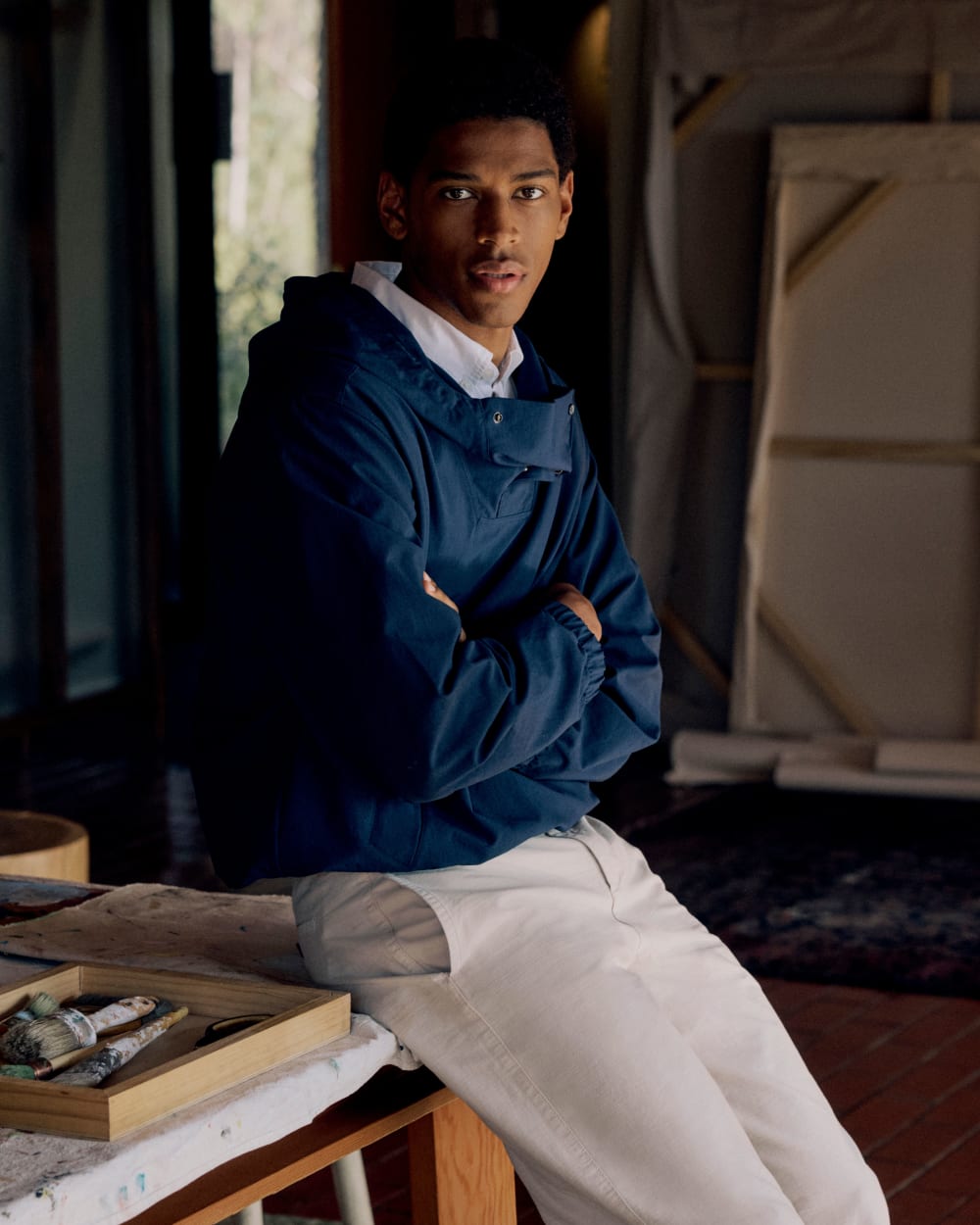 mens-recycled-nylon-windbreaker-deep-navy