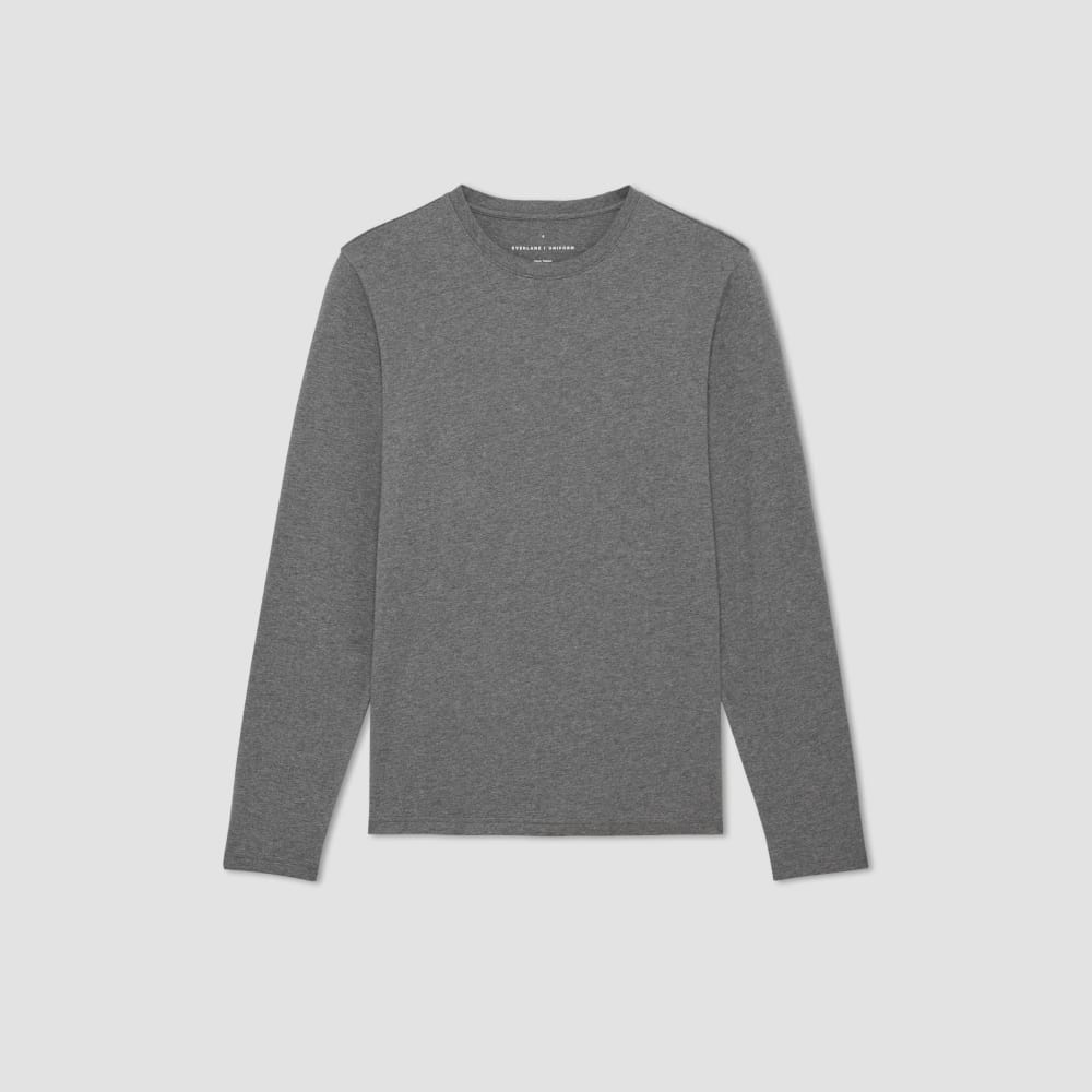 mens-essential-organic-ls-tee-uniform-heathered-charcoal | alt