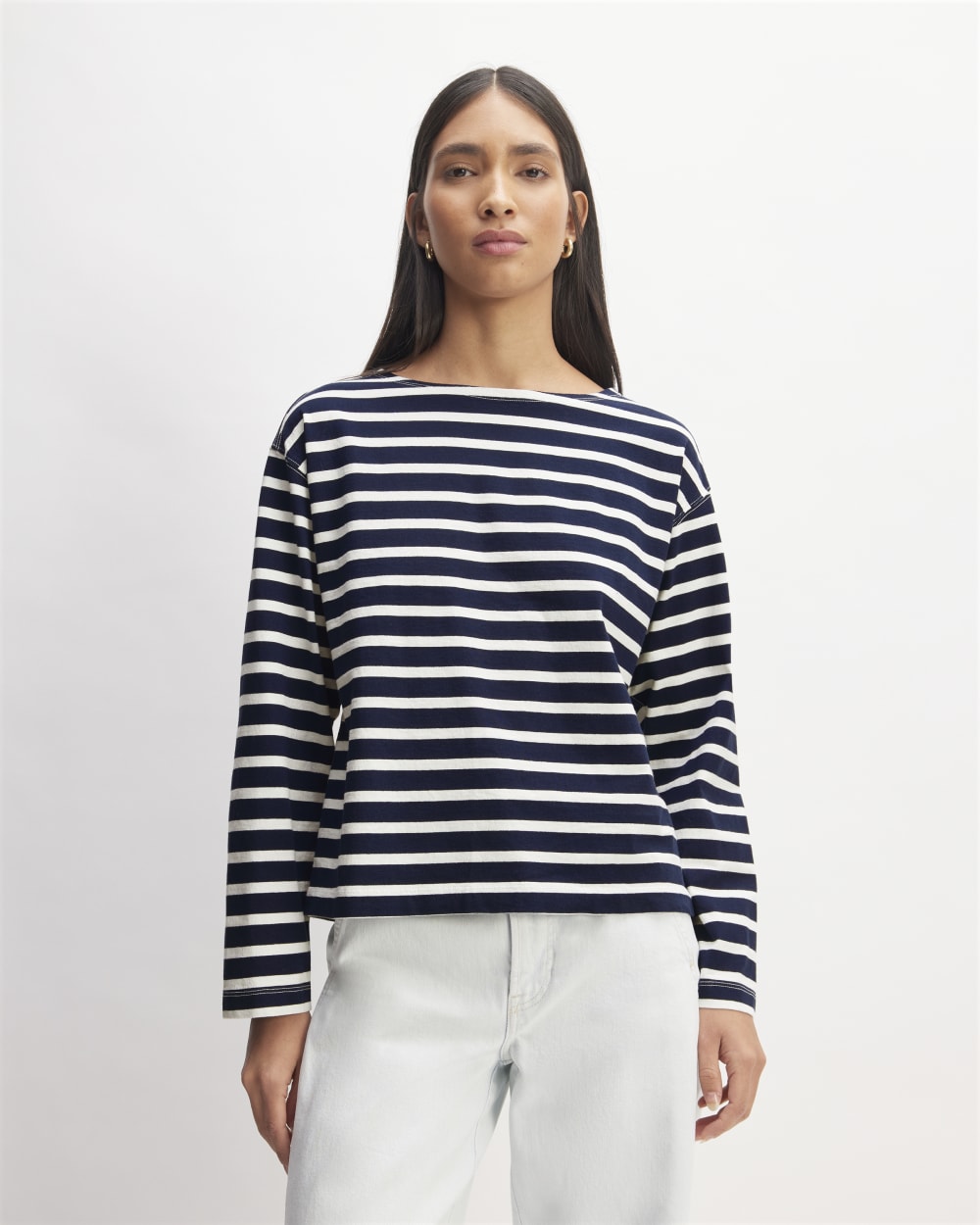 The Mariner Tee | Navy / Bone – Everlane