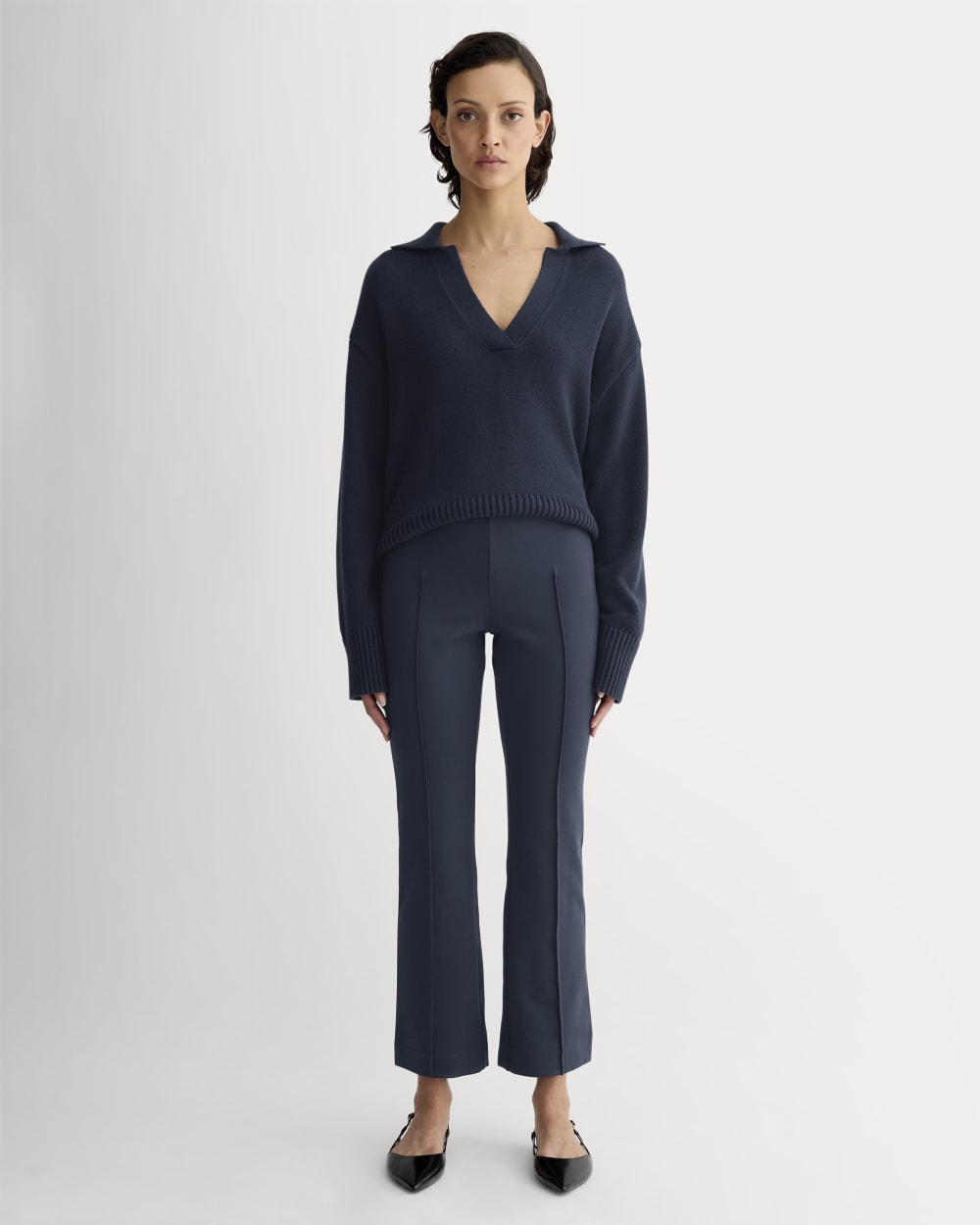 The Dream Kick Flare Pant | Navy Everlane The Dream Kick Flare Pant | Navy Everlane