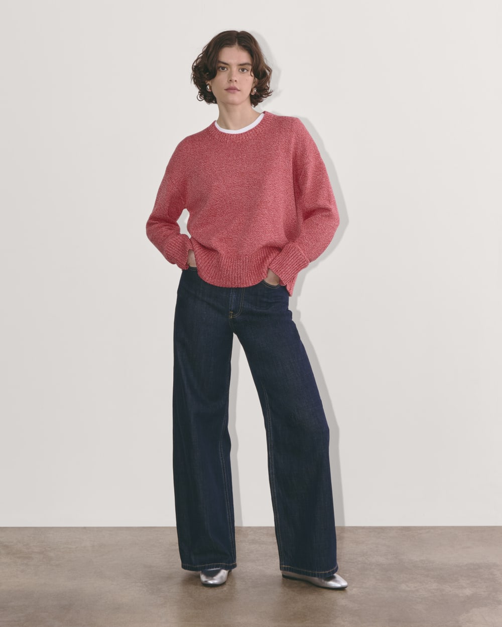 womens-organic-cotton-crew-sweater-pink-peony-red