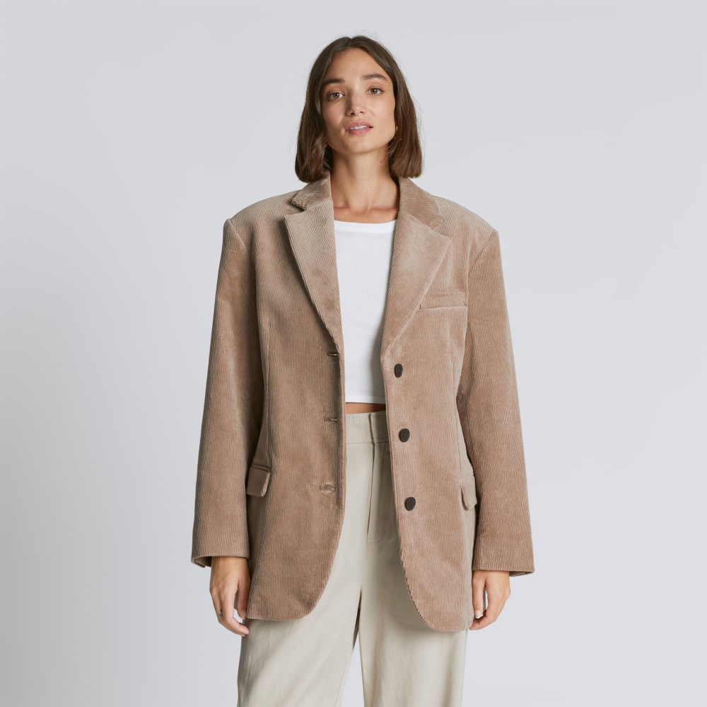 The Corduroy '80s Blazer | Taupe Grey – Everlane