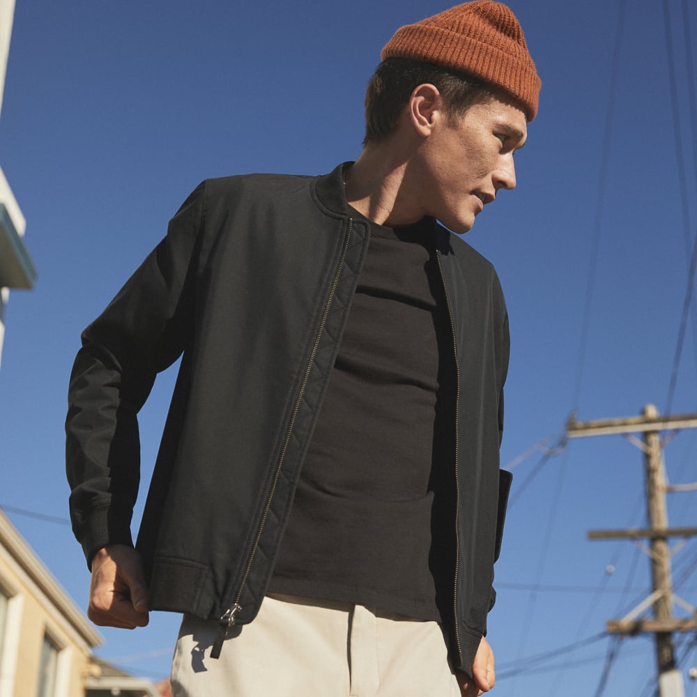 mens-uniform-bomber-jacket-black