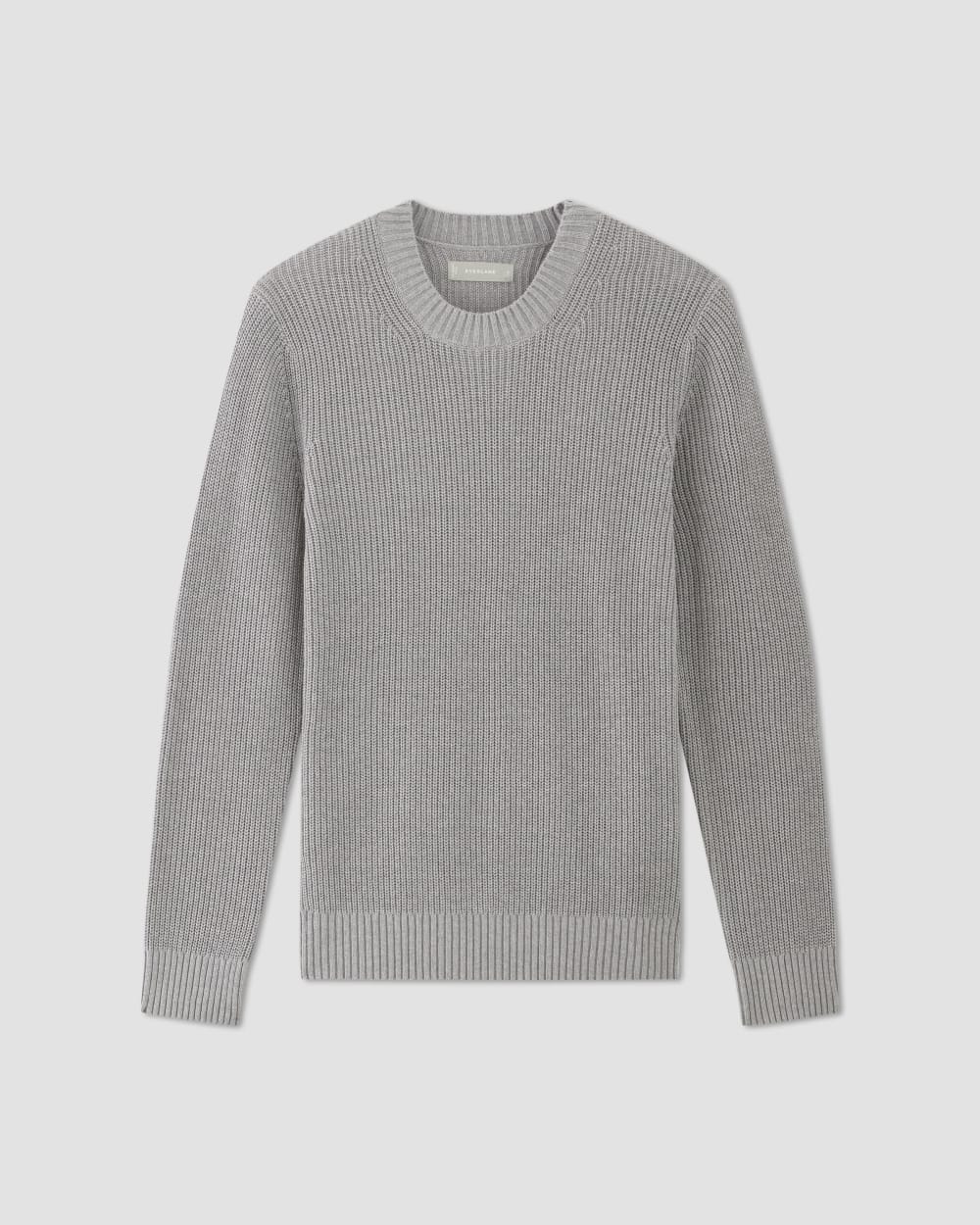 mens-no-sweat-ribbed-crew-heathered-grey | alt