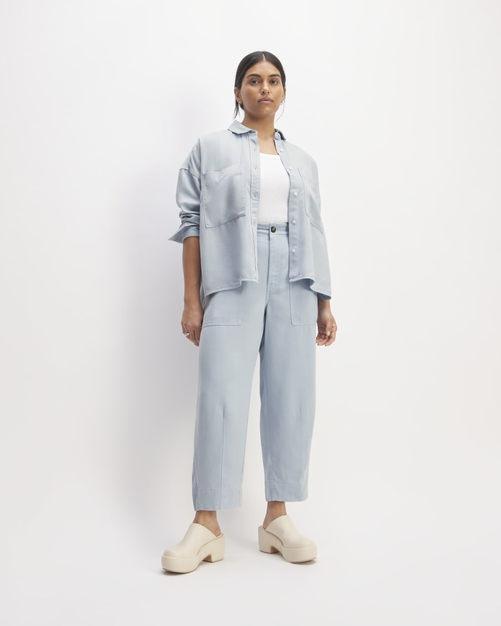 The Utility Pant in Buttersoft | Chambray Blue – Everlane