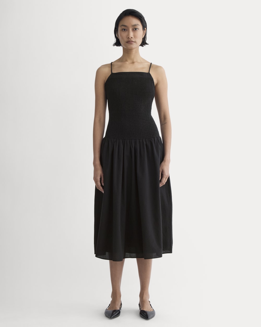 The Gauze Open-Back Dress | Black Everlane The Gauze Open-Back Dress | Black Everlane