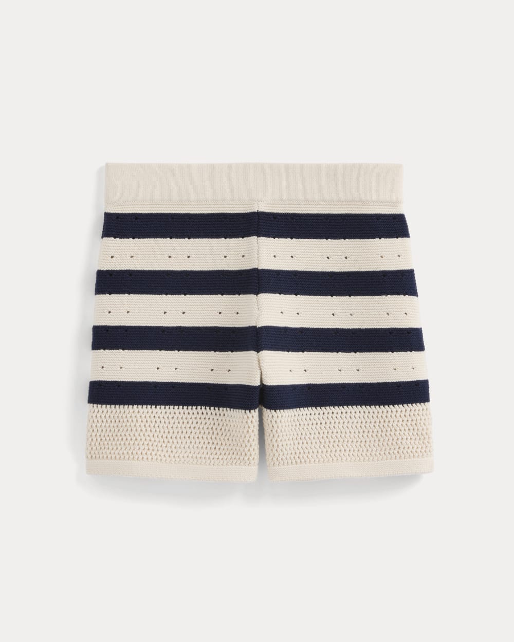 womens-open-knit-short-everyday-cotton-canvas-navy | primary