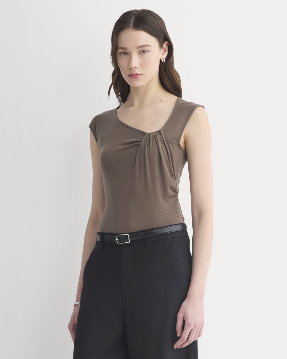 womens-asymmetrical-top-in-butterluxe-deep-taupe | primary