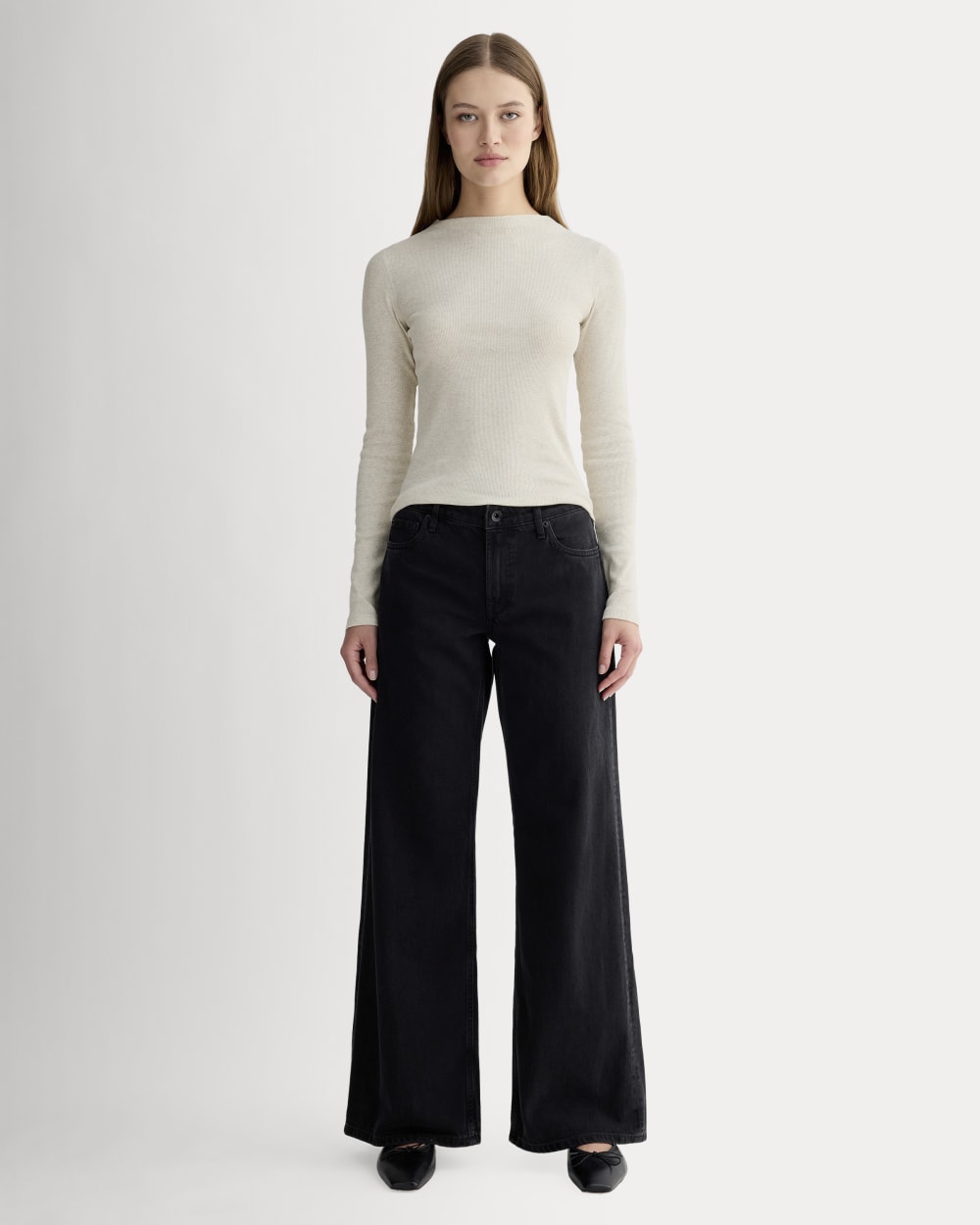 womens-luxe-rib-funnel-neck-tee-heathered-oat