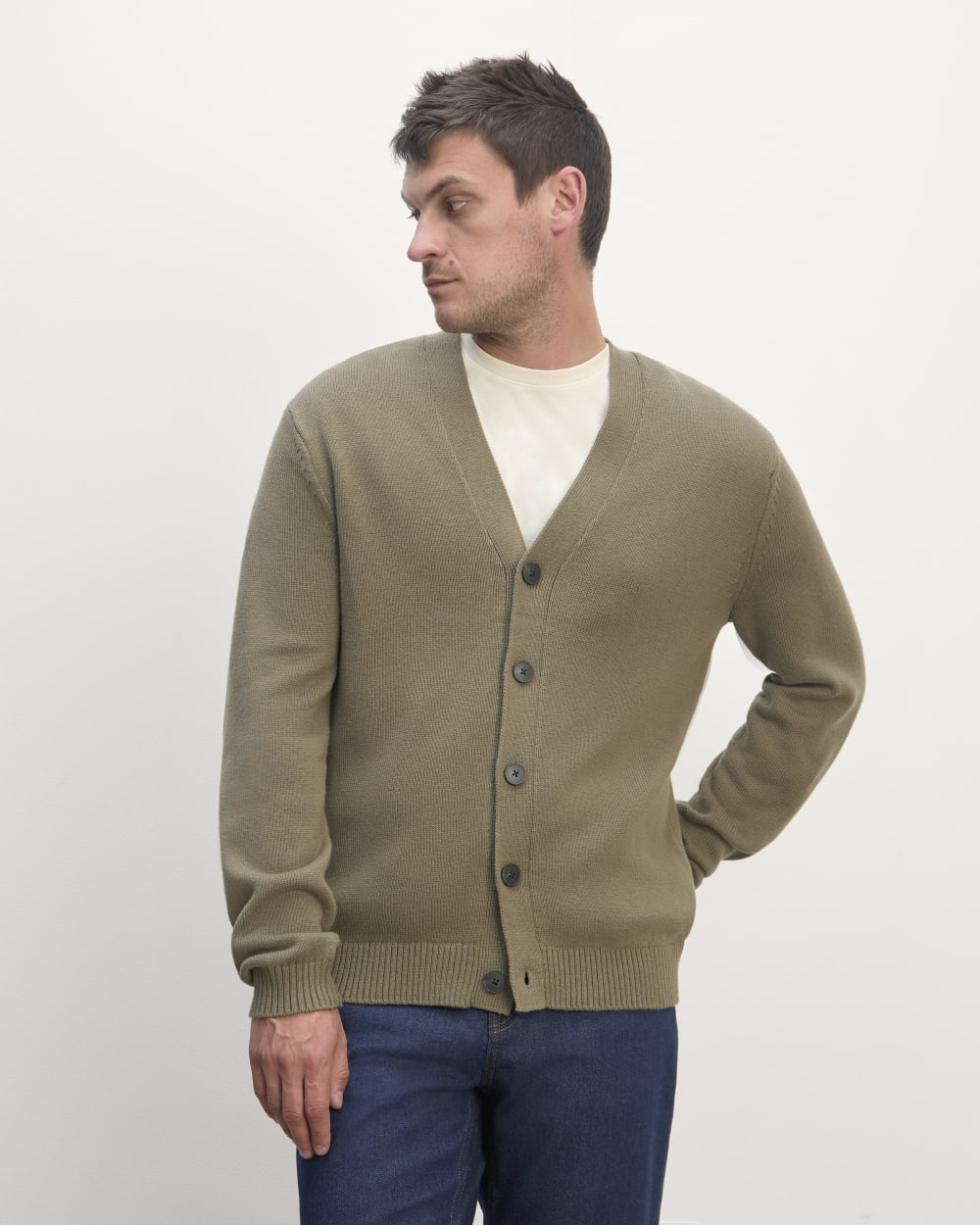 The Classic Cardigan in Everyday Cotton
