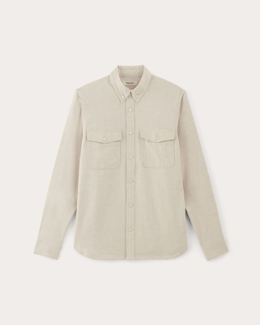 mens-modern-flannel-shirt-heathered-oat | alt