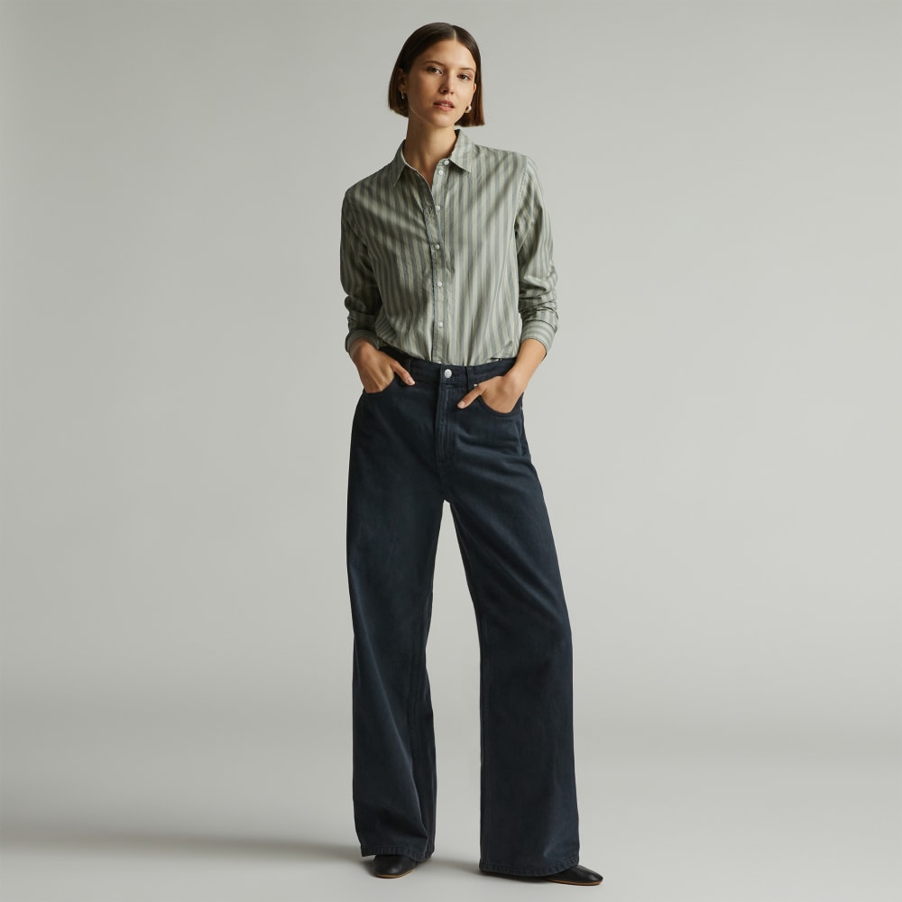 womens-silky-cttn-relaxed-shirt-green-balsam-seagrass | alt
