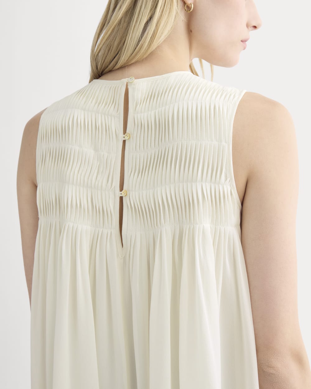 womens-twisted-pleated-mini-dress-silk-bone