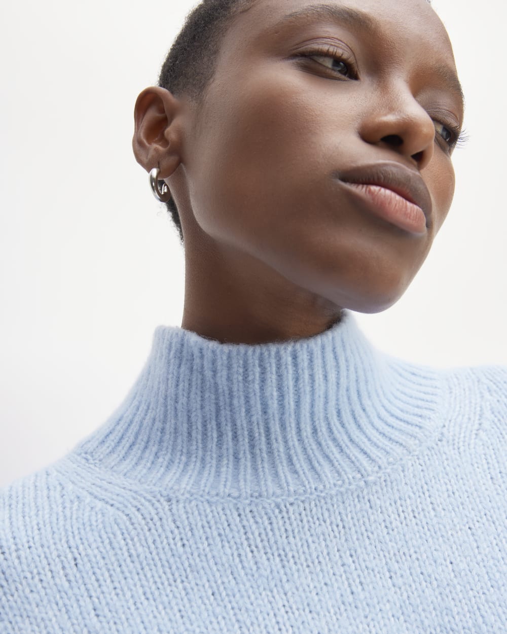The Cloud Oversized Turtleneck | Chambray Blue – Everlane The Cloud Oversized Turtleneck | Chambray Blue – Everlane