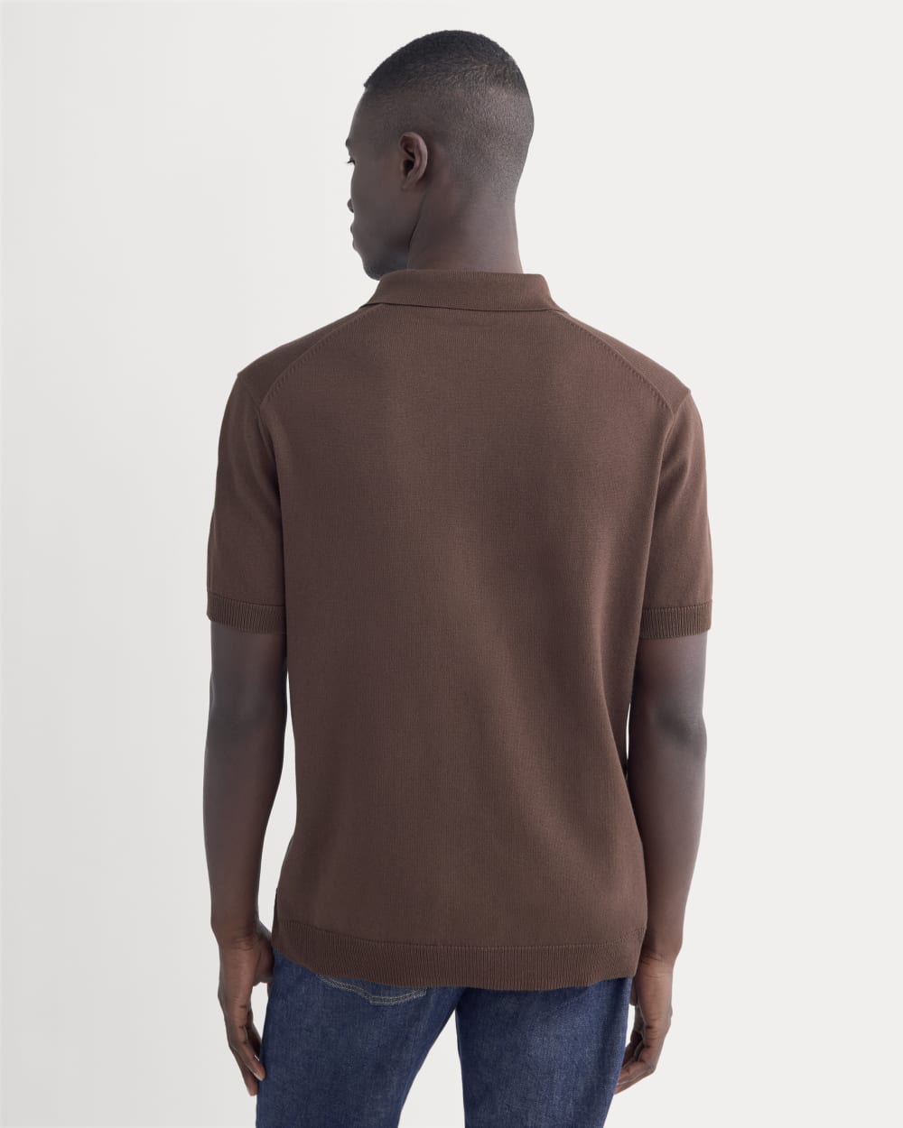 No-Sweat Polo | Dark Mahogany – Everlane