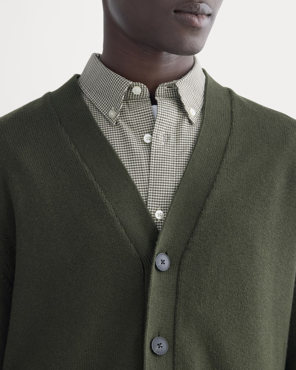 The Classic Cardigan in Everyday Cotton | Desert Sand / Natural