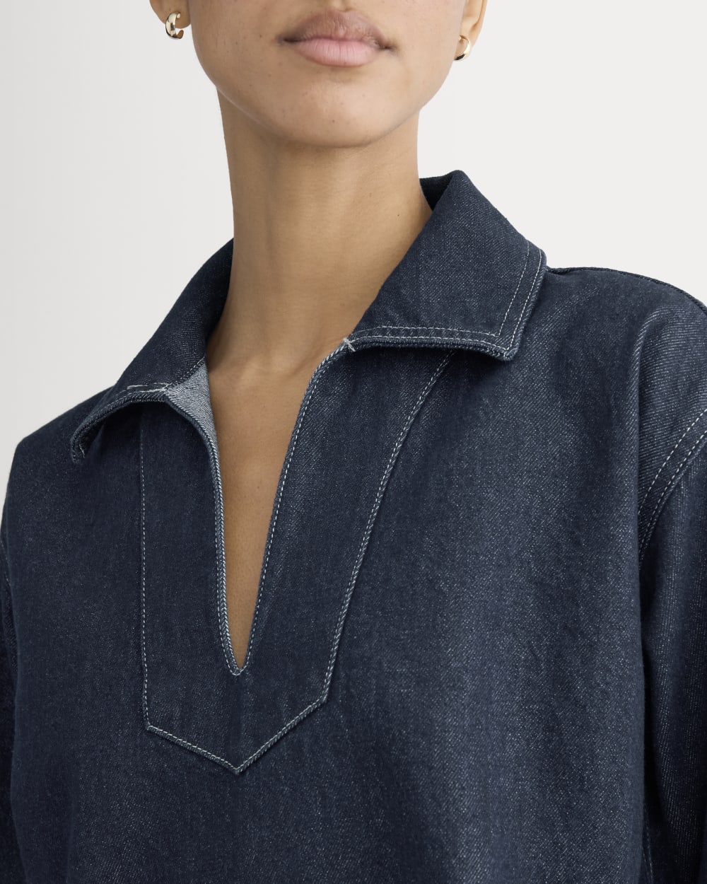 The Cropped Denim Tunic | Tungsten Rinse – Everlane The Cropped Denim Tunic | Tungsten Rinse – Everlane