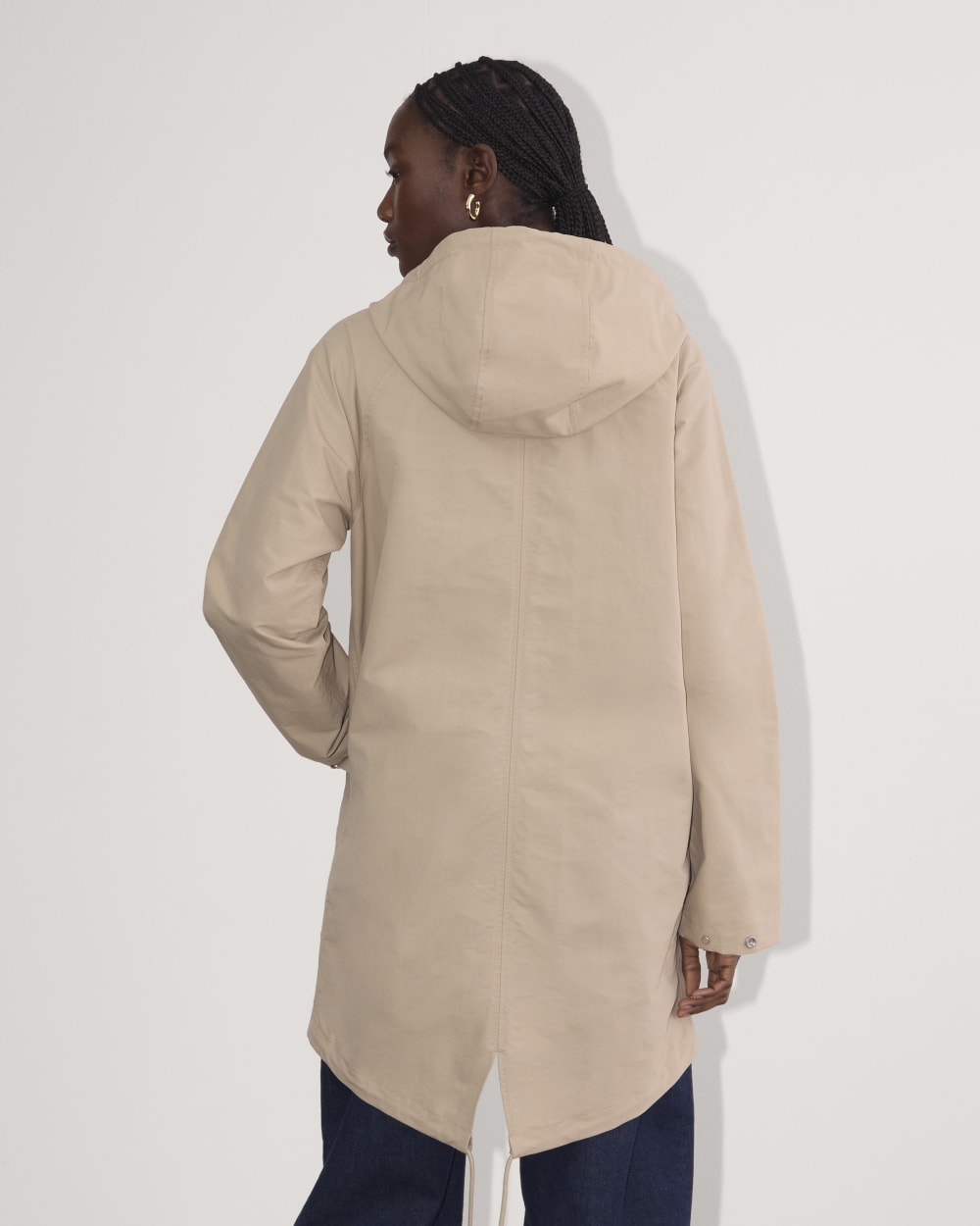 ジャケット・アウター aere nylon long coat The Anorak | Trench Coat Khaki – Everlane