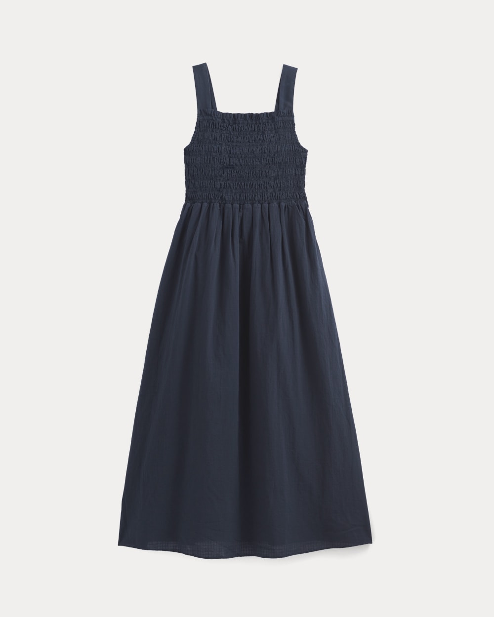 The Gauze Smock Dress | Navy – Everlane