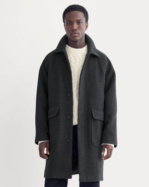 ReWool Car Coat | Heather Charcoal