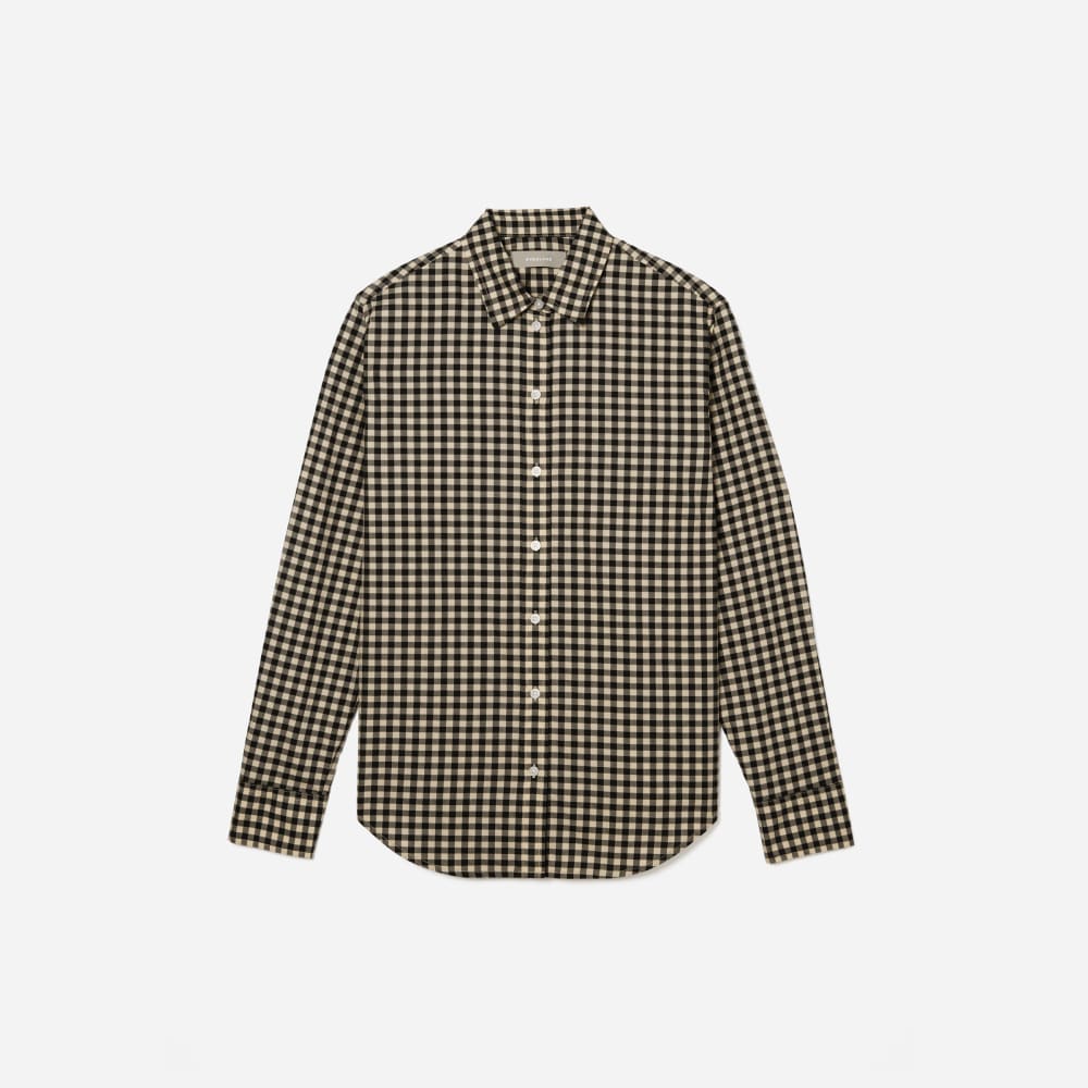 womens-silky-cttn-relaxed-shirt-black-gingham | alt