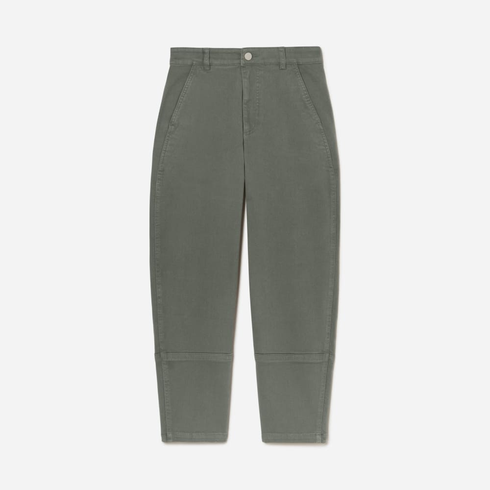 womens-utility-barrel-pant-pewter-green | alt
