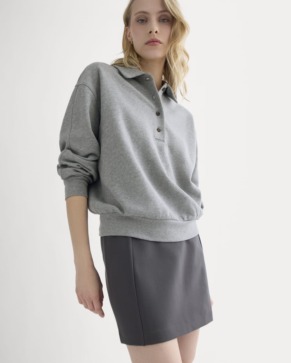 womens-ponte-mini-skirt-graphite | primary