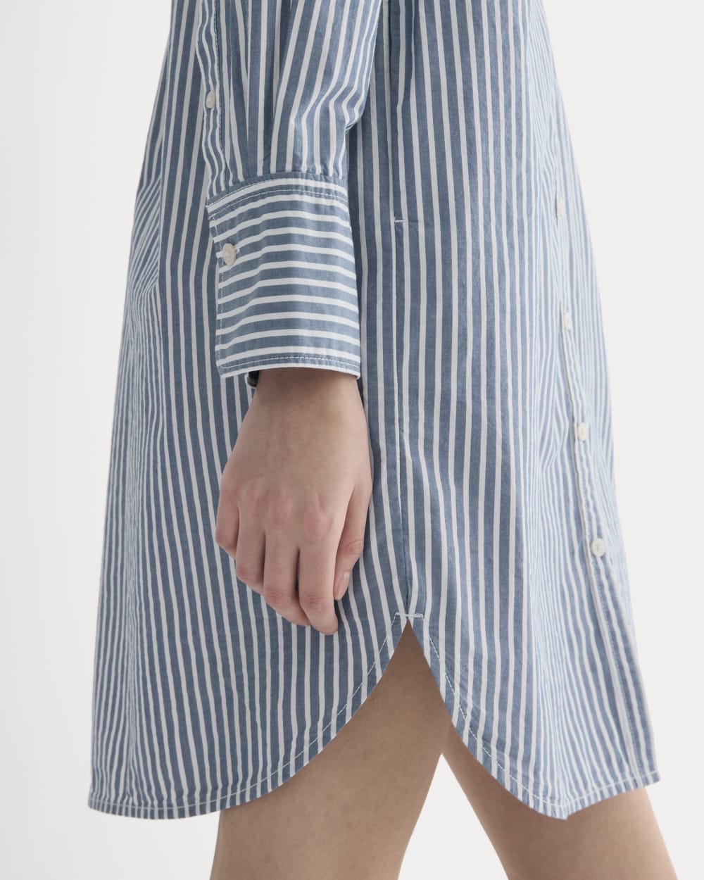 The Relaxed Shirt Dress in Ultrasoft Cotton