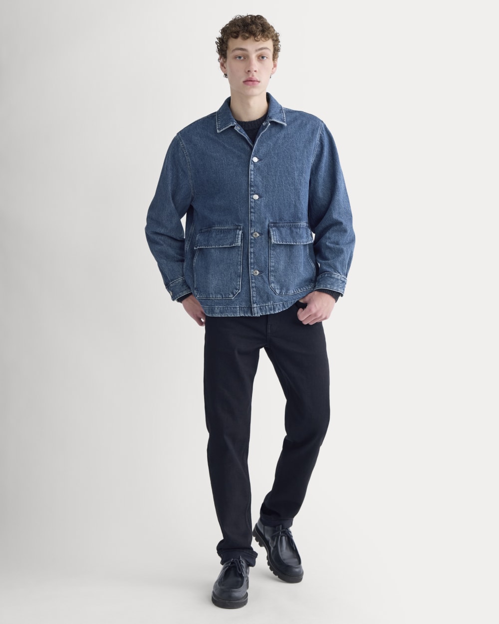 Denim Shacket | Deep Atlantic – Everlane
