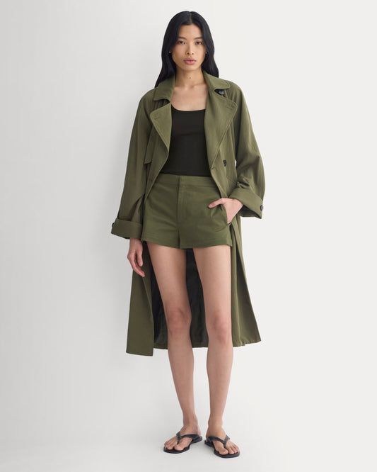 womens-mini-tailored-short-olive-night | primary
