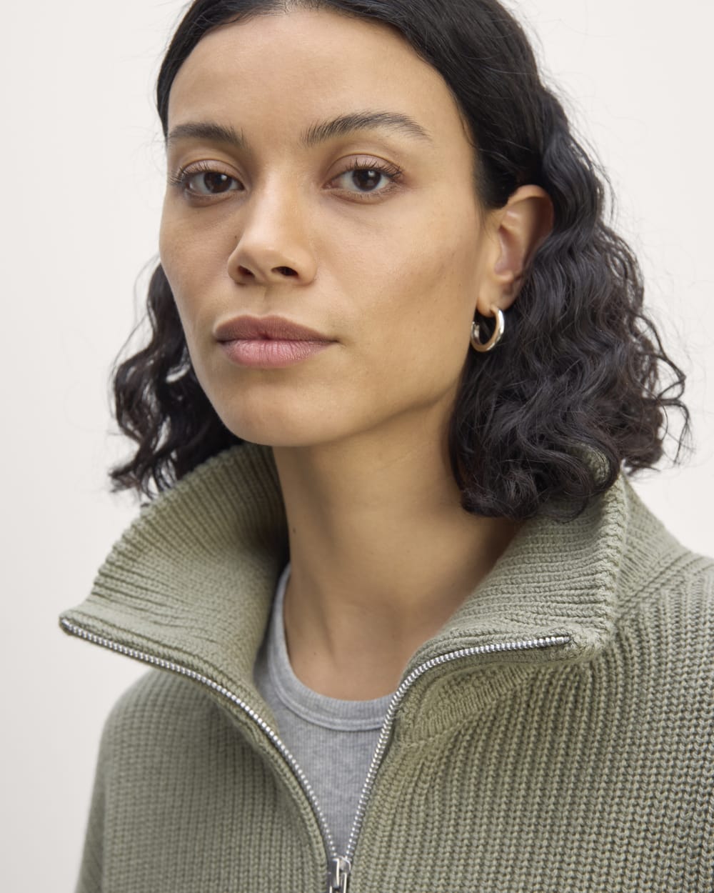 womens-cotton-half-zip-sweater-sage-green