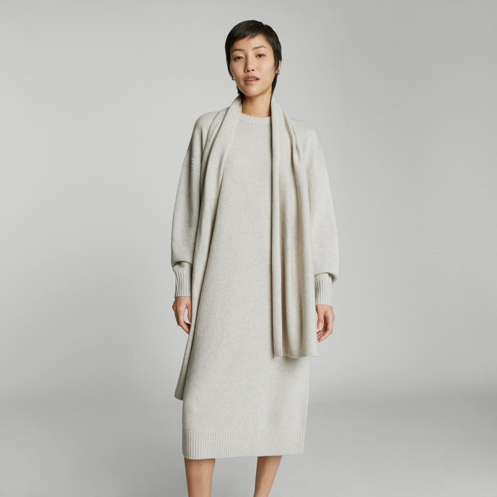 everlane cashmere midi dress Everlane Cashmere Midi Dress | Black