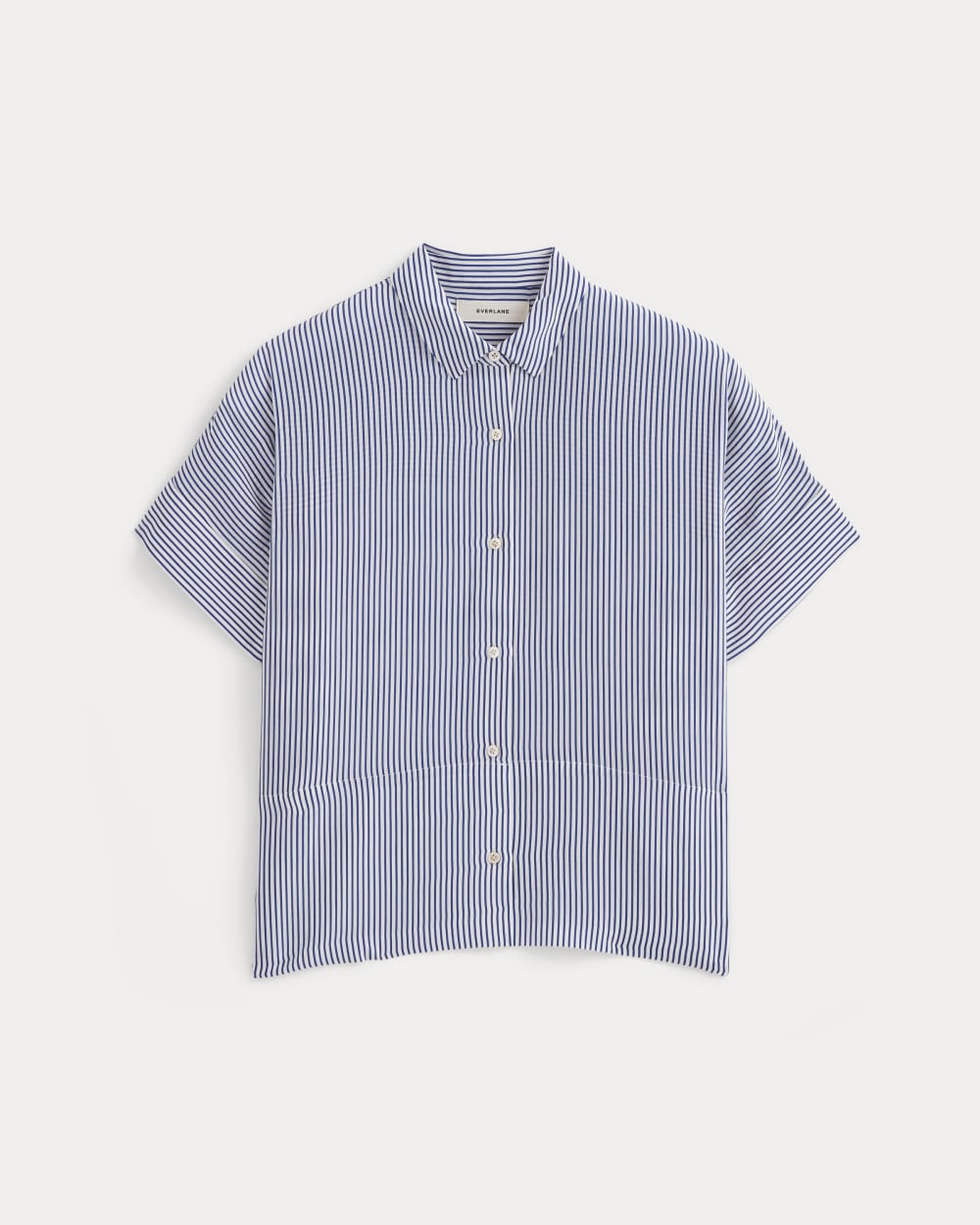 womens-clean-silk-ss-square-shirt-lrk-blue-stripe | alt