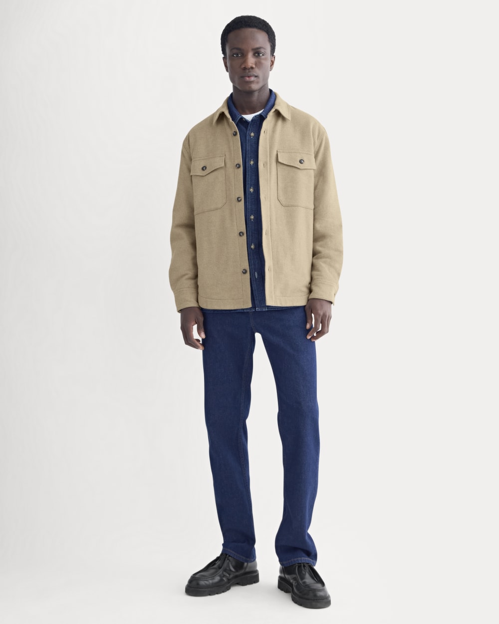 mens-heavyweight-twill-waffle-overshirt-dark-heathered-camel