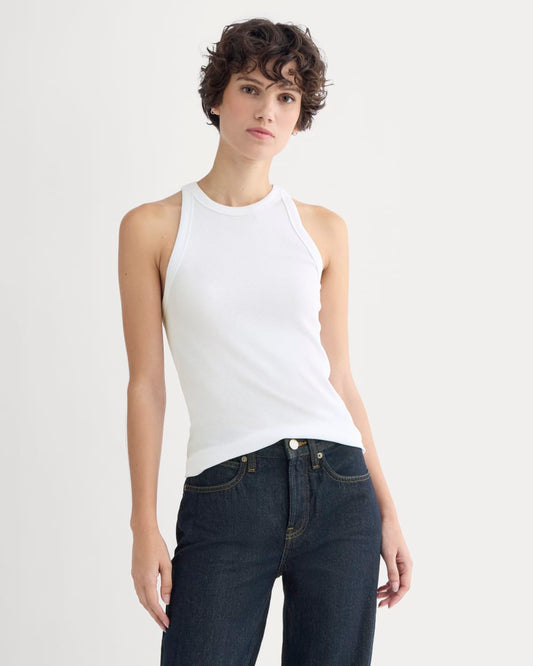 womens-luxe-rib-racerback-tank-white | primary