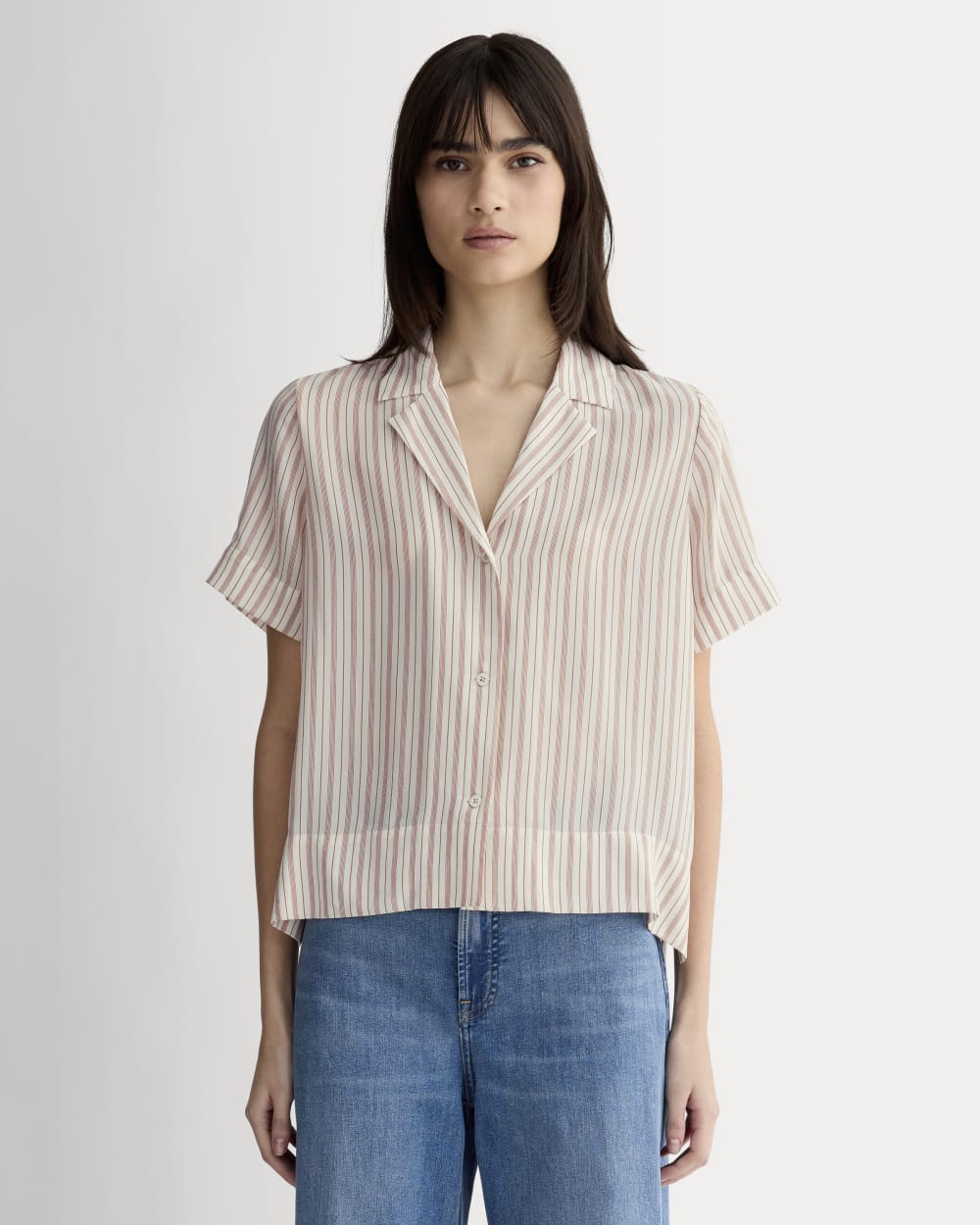 womens-clean-silk-ss-notch-shirt-bone-dusky-rose | primary