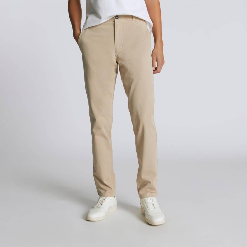 mens-straight-fit-performance-chino-trench-coat-khaki | alt