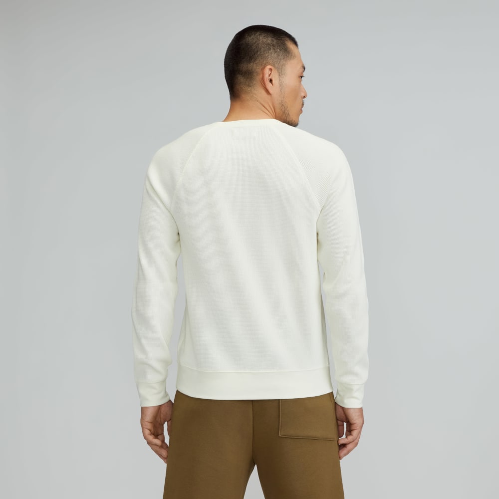 The Waffle Long-Sleeve Crew Tee | Off-White – Everlane