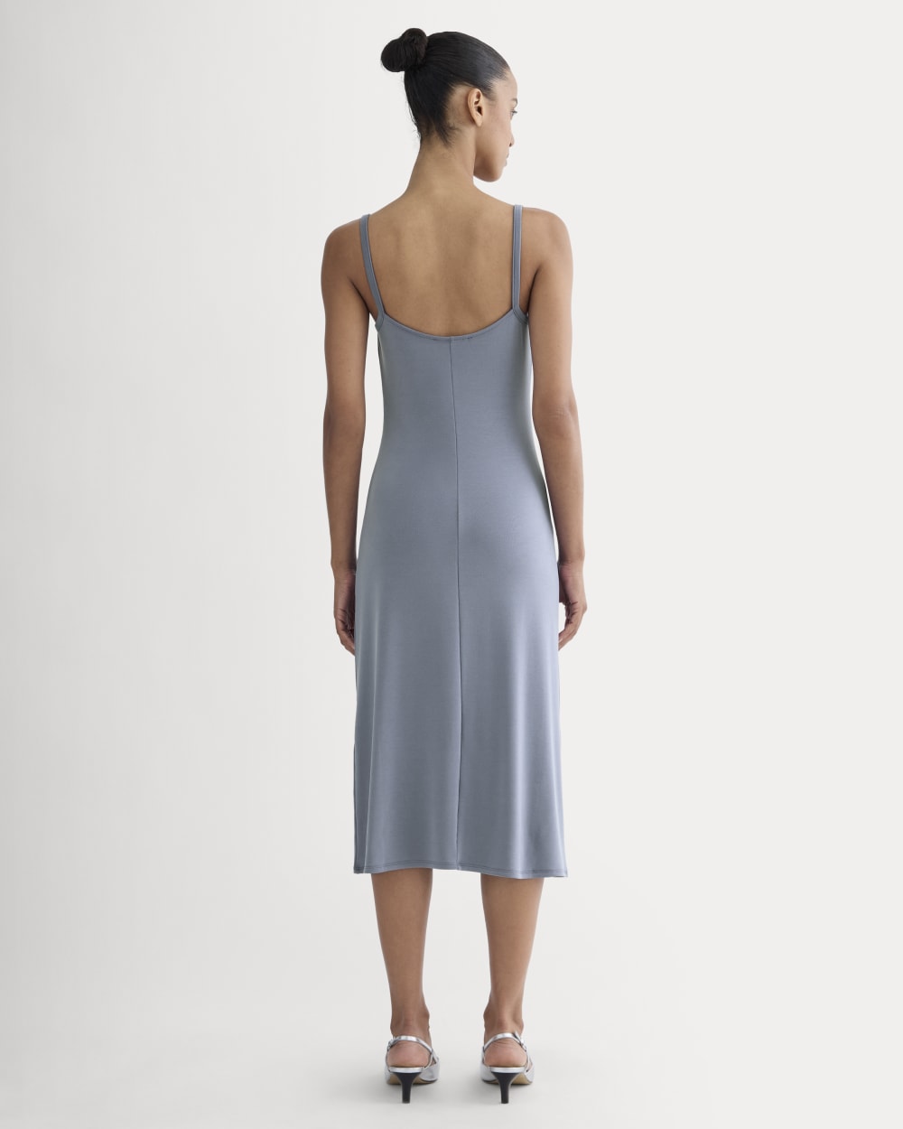 Everlane Tank Top Midi Dress, Butterknit, Blue Dusk, Size XS, Cotton Everlane Tank Top Midi Dress, Butterknit, Blue Dusk, Size XS, Cotton