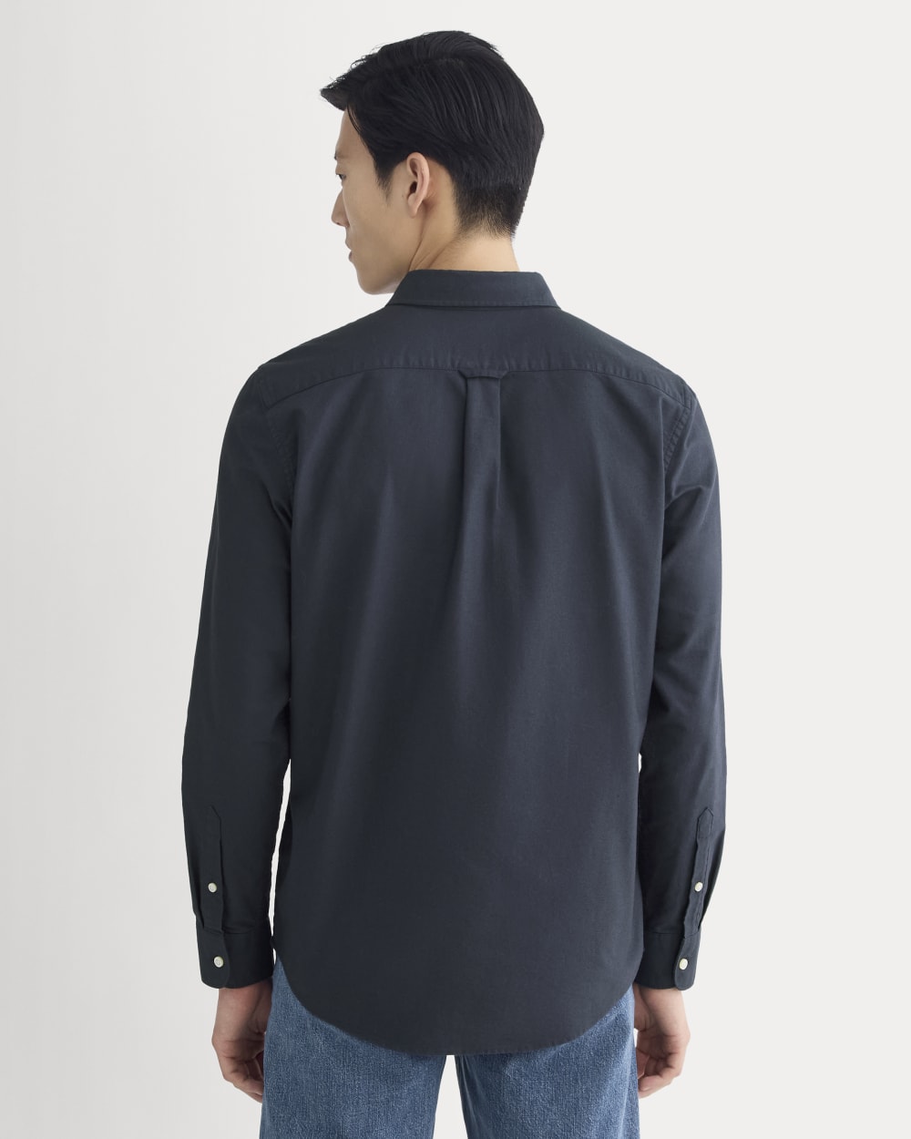The Slim Oxford Shirt Navy Standard – Everlane