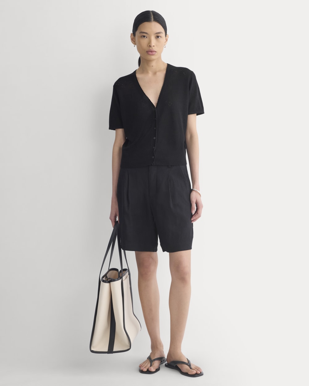womens-lace-trim-cardigan-in-fine-linen-black