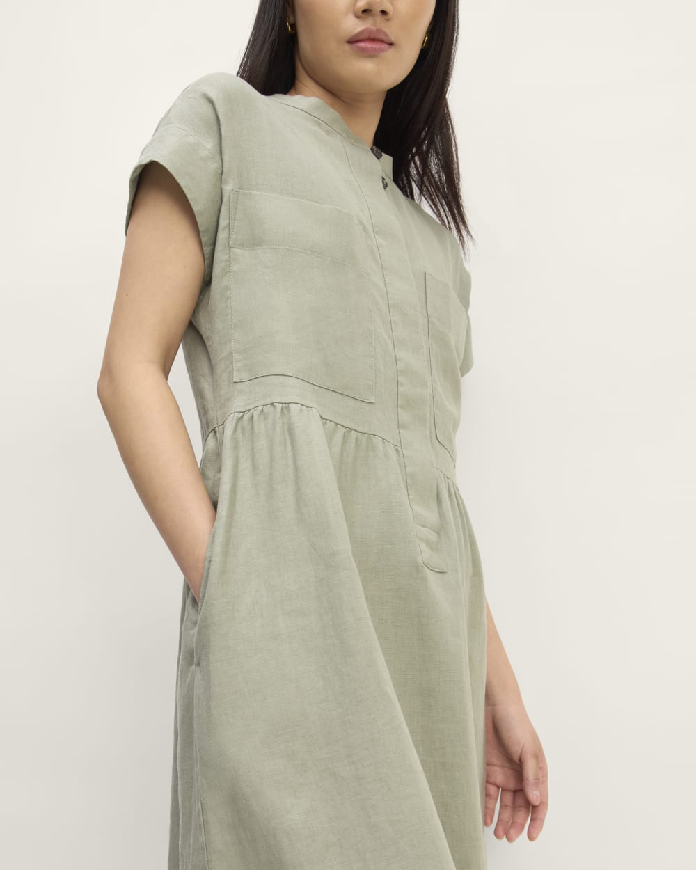 womens-linen-workwear-midi-dress-sage-green