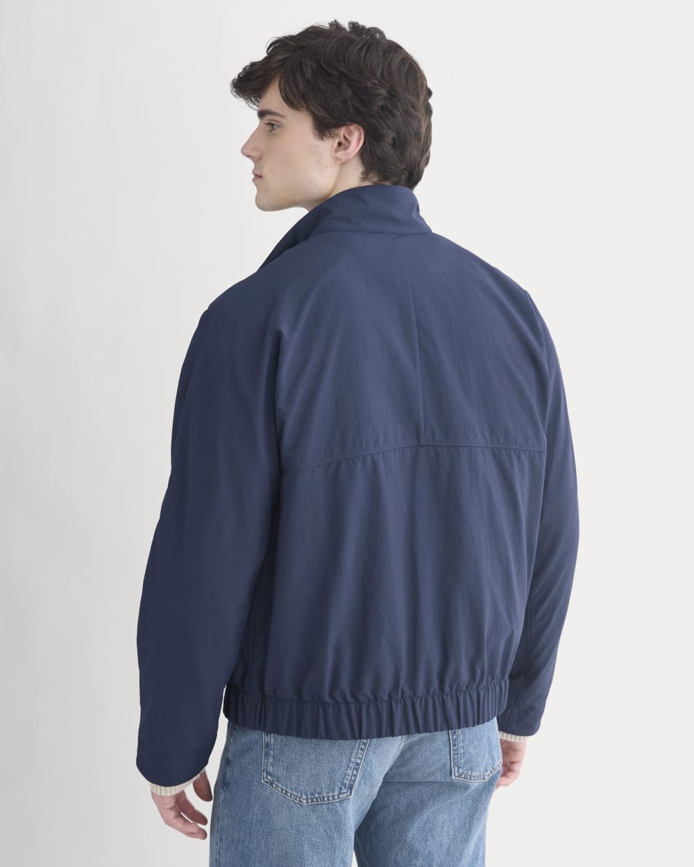 Re:Cycled Nylon Harrington Jacket | Deep Navy – Everlane
