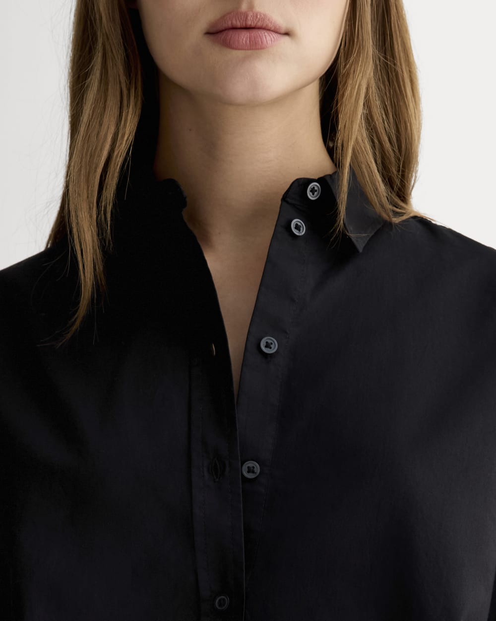 The Must-Have Shirt in Silky Cotton | Black Everlane The Must-Have Shirt in Silky Cotton | Black Everlane